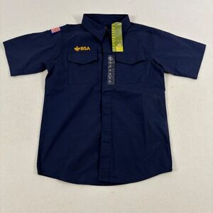 Boy Scouts Of America Cub Scout Short Sleeve Uniform Shirt NWT BSA Size M Youth